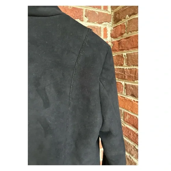 NWOT Club Monaco Woman’s Shearling Aviator Jacket In BlackSize XS